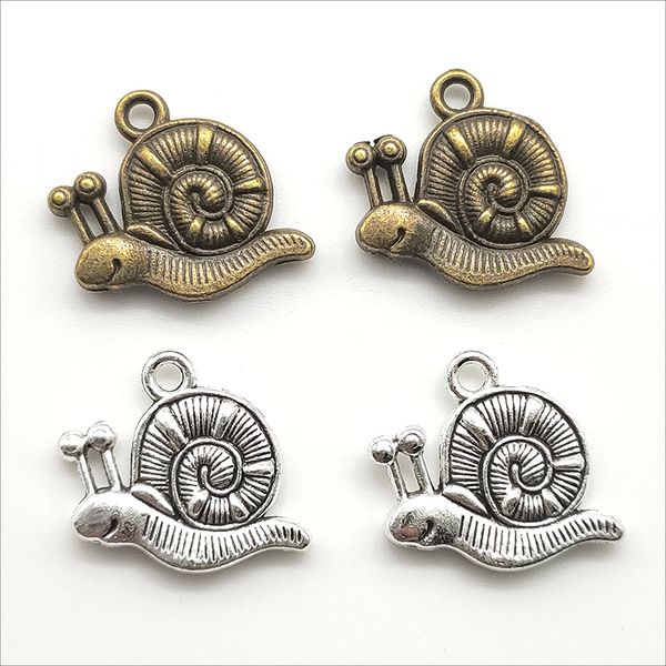 lot 100pcs cute snail alloy charms pendants jewelry making diy retro ancient silver pendant for bracelet necklace keychain 16x15mm, Bronze;silver
lot 100pcs cute snail alloy charms pendants jewelry making diy retro ancient silver pendant for bracelet necklace keychain 16x15mm, Bronze;silver
