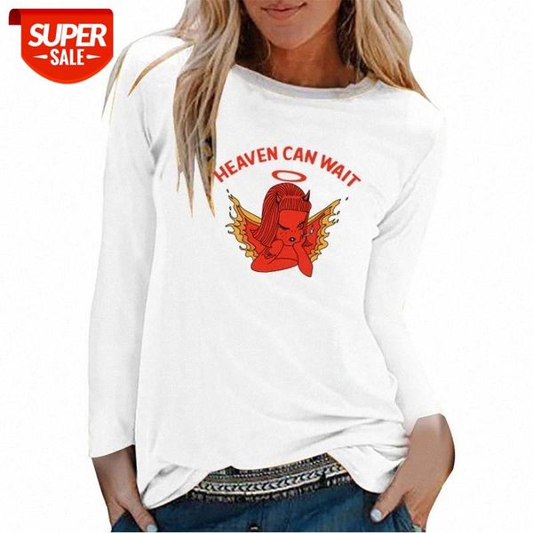 heaven can wait print long sleeve t-shirts women autumn winter 2020 graphic tees gothic white o neck harajuku cotton female #np6m
heaven can wait print long sleeve t-shirts women autumn winter 2020 graphic tees gothic white o neck harajuku cotton female #np6m
