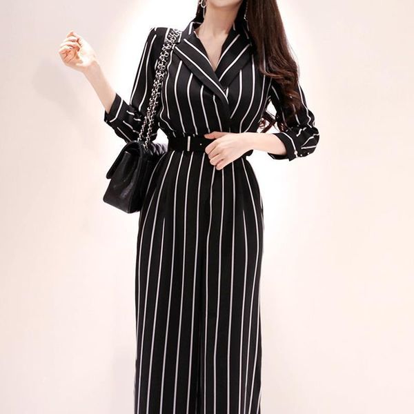 fashion work style women temperament comfortable jumpsuit new arrival elegant ol casual classical striped jumpsuit, Black;white
fashion work style women temperament comfortable jumpsuit new arrival elegant ol casual classical striped jumpsuit, Black;white