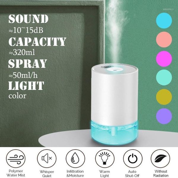 portable mini humidifier, 320ml small cool mist humidifier, usb personal deskwith colorful light car home air humidifier #z1
portable mini humidifier, 320ml small cool mist humidifier, usb personal deskwith colorful light car home air humidifier #z1