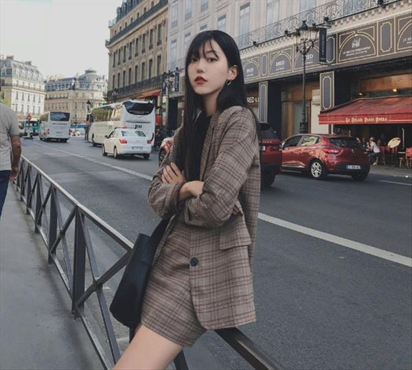 new plaid joker skirts suits girls female vintage autumn two piece set elegant womens sets 2 pecas women skirt suits separate, Gray
new plaid joker skirts suits girls female vintage autumn two piece set elegant womens sets 2 pecas women skirt suits separate, Gray