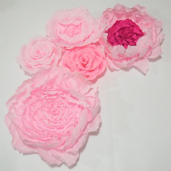 2020 baby pink giant crepe paper flowers aritificial backdrop 5pcs for wedding & event deco baby nursery shower fashion
2020 baby pink giant crepe paper flowers aritificial backdrop 5pcs for wedding & event deco baby nursery shower fashion
