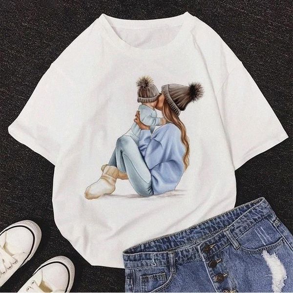 ZOGANKIN Women Kawaii Mom Fashion T Shirt Mama's Love Summer Printed T-shirts Woman Soft Tops Mother Gift Lady Shirt #H27B, White
ZOGANKIN Women Kawaii Mom Fashion T Shirt Mama's Love Summer Printed T-shirts Woman Soft Tops Mother Gift Lady Shirt #H27B, White