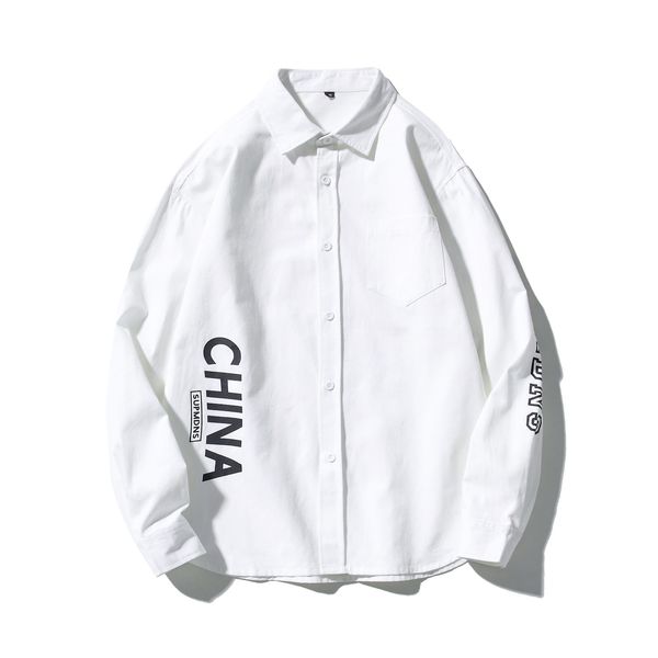 brand 2021 spring autumn long sleeves new flannel collar korea style shirt for men's harajuku clothing lseo, White;black
brand 2021 spring autumn long sleeves new flannel collar korea style shirt for men's harajuku clothing lseo, White;black
