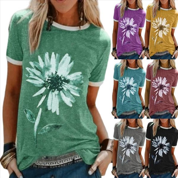 streetwear t shirt women summer short sleeve womens shirt camiseta mujer floral print tshirts femme t women 2020, White
streetwear t shirt women summer short sleeve womens shirt camiseta mujer floral print tshirts femme t women 2020, White