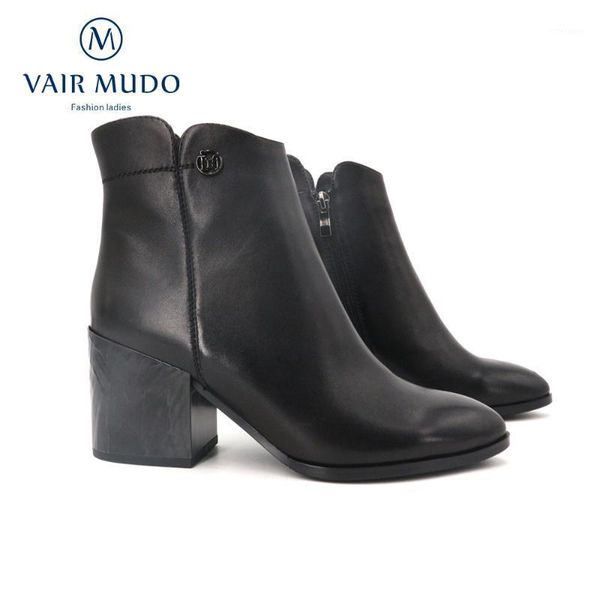 boots vair mudo ankle shoes women genuine leather thick heels cow factory sale handmade shoe pointed dx191, Black
boots vair mudo ankle shoes women genuine leather thick heels cow factory sale handmade shoe pointed dx191, Black