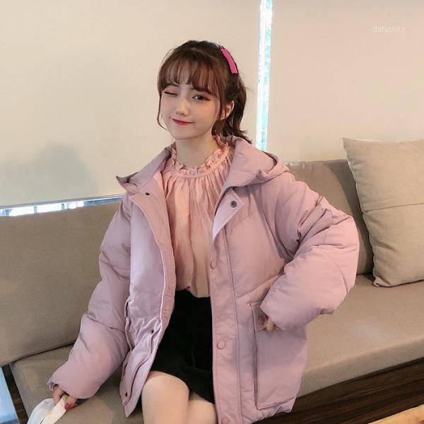 net red 2019 winter student down jacket female chic college style thickened loose hooded cotton padded jacket1, Black
net red 2019 winter student down jacket female chic college style thickened loose hooded cotton padded jacket1, Black