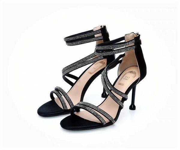 fashion crystal thin heels high heels women pumps shoes women summer peep toe rubber wedding party shoes for sandals1, Black
fashion crystal thin heels high heels women pumps shoes women summer peep toe rubber wedding party shoes for sandals1, Black