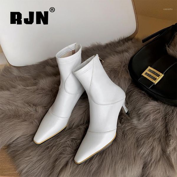 rjn elegant ankle boots stylish breathable stretch fabric boots pointed toe thin heel zipper shoes women ro3531, Black
rjn elegant ankle boots stylish breathable stretch fabric boots pointed toe thin heel zipper shoes women ro3531, Black
