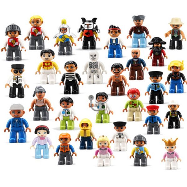 1pcs duplo big size action figures city princess policemen family building blocks compatible brand duploes education toy
1pcs duplo big size action figures city princess policemen family building blocks compatible brand duploes education toy