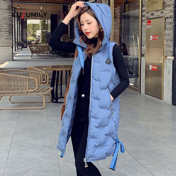 lusumily women autumn winter vest down cotton clothing sleeveless jackets female waistcoat long women's padded vests outwear 1027, Black;white
lusumily women autumn winter vest down cotton clothing sleeveless jackets female waistcoat long women's padded vests outwear 1027, Black;white