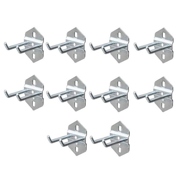 abui-10pcs 50mm hook durable practical multi-function double oblique steel tool for hanging wall organizing storage
abui-10pcs 50mm hook durable practical multi-function double oblique steel tool for hanging wall organizing storage