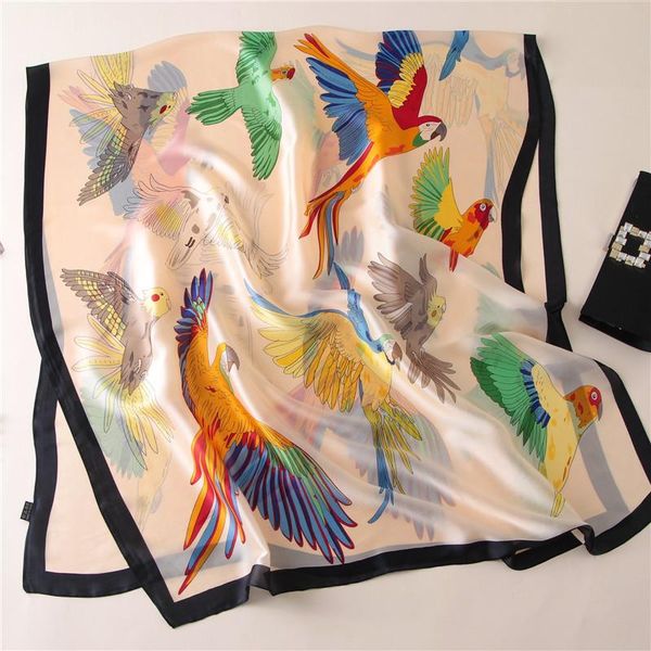 2020 fashion women scarf spring summer women's silk scarves shawls pashmina lady oversized beach covers print stoles bandana wmtano, Blue;gray
2020 fashion women scarf spring summer women's silk scarves shawls pashmina lady oversized beach covers print stoles bandana wmtano, Blue;gray