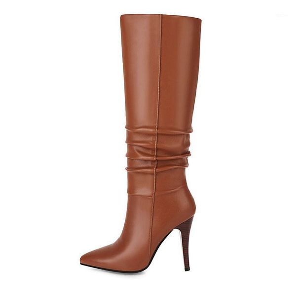 elegant high heels ladies boots knee high boots 2020 winter for women pleated wedding dancing shoes woman size 41 42 431, Black
elegant high heels ladies boots knee high boots 2020 winter for women pleated wedding dancing shoes woman size 41 42 431, Black