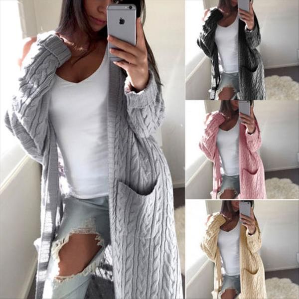 new women long sleeve strech cardigan coat loose jacket outwear winter sweater women plus size long cardigant, White;black
new women long sleeve strech cardigan coat loose jacket outwear winter sweater women plus size long cardigant, White;black