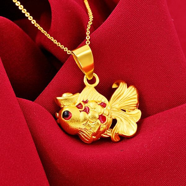 pretty golden fish pendant chain 18k yellow gold filled classic womens girls charm pendant necklace gift, Silver
pretty golden fish pendant chain 18k yellow gold filled classic womens girls charm pendant necklace gift, Silver