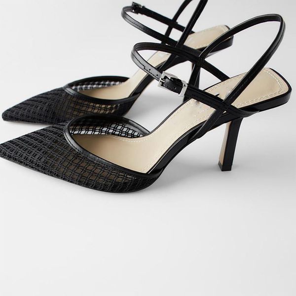 stiletto sandals for women 2022 new pointed toe shallow buckle strap party high heels pumps wear-resistant mesh slingback, Black
stiletto sandals for women 2022 new pointed toe shallow buckle strap party high heels pumps wear-resistant mesh slingback, Black
