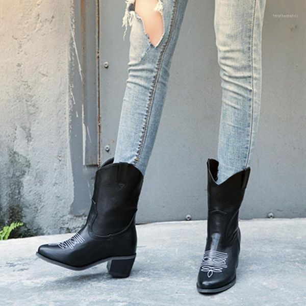 classic embroidered pu leather cowboy ankle boots for women wedge high heel boots snake print western cowgirl 2020 autumn1, Black
classic embroidered pu leather cowboy ankle boots for women wedge high heel boots snake print western cowgirl 2020 autumn1, Black