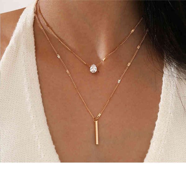 kpop fashion crystal geometric gold pendant for women girl charms square rhinestone necklace female jewelry collar, Silver
kpop fashion crystal geometric gold pendant for women girl charms square rhinestone necklace female jewelry collar, Silver