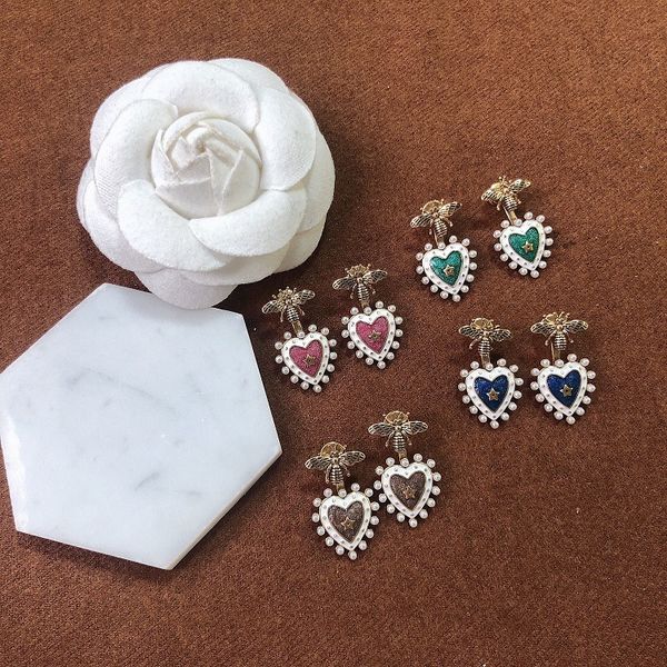 2021 new designer jewelry d home / dijia new bee 925 silver pin earrings love star pearl earrings high version brass material, Golden
2021 new designer jewelry d home / dijia new bee 925 silver pin earrings love star pearl earrings high version brass material, Golden