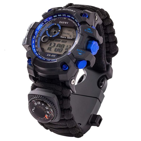 outdoor waterproof watch multifunctional umbrella rope survival umbrella rope bracelet adjustable outdoor camping adventure bracelet, White;black
outdoor waterproof watch multifunctional umbrella rope survival umbrella rope bracelet adjustable outdoor camping adventure bracelet, White;black