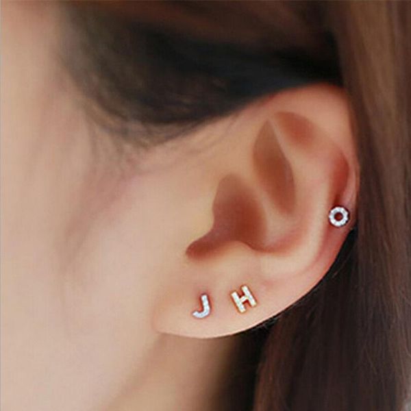 initial stud earrings 925 sterling zircon crystal alphabet post earrings simple women dainty jewelry gifts 1pcs, Golden;silver
initial stud earrings 925 sterling zircon crystal alphabet post earrings simple women dainty jewelry gifts 1pcs, Golden;silver