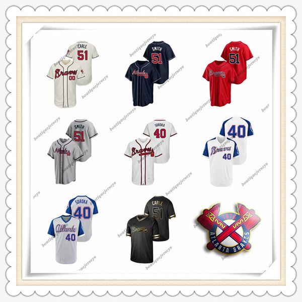 custom men women kids atlanta braves 51 will smith 51 shane carle 40 mike soroka home white cream baseball jerseys, Blue;black
custom men women kids atlanta braves 51 will smith 51 shane carle 40 mike soroka home white cream baseball jerseys, Blue;black