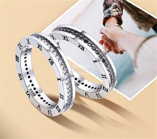 925 sterling silver couple ring roman numerals round finger rings for couple gift men and women
925 sterling silver couple ring roman numerals round finger rings for couple gift men and women