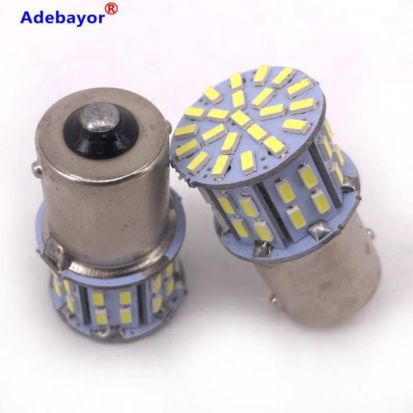 100x p21w 1156 ba15s bay15d 3014 50 smd bulbs for car turn signal lights brake lamp parking lights white 12v1