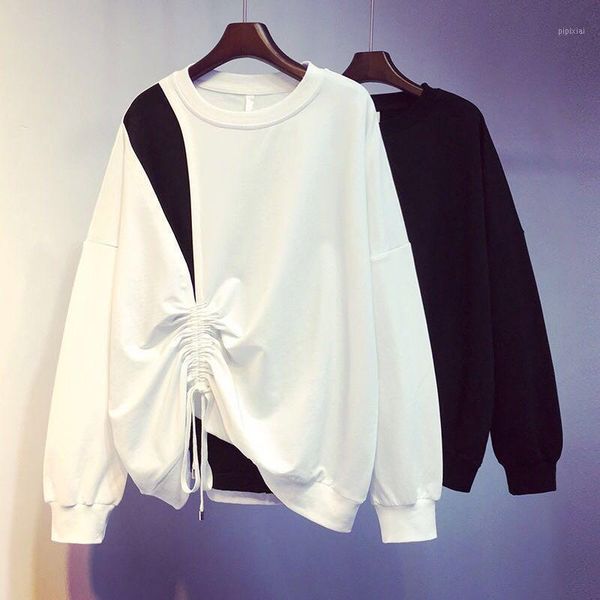 2019 spring autumn ladies fleece patchwork with drawstring casual long sleeve fleece black color pullovers1
2019 spring autumn ladies fleece patchwork with drawstring casual long sleeve fleece black color pullovers1