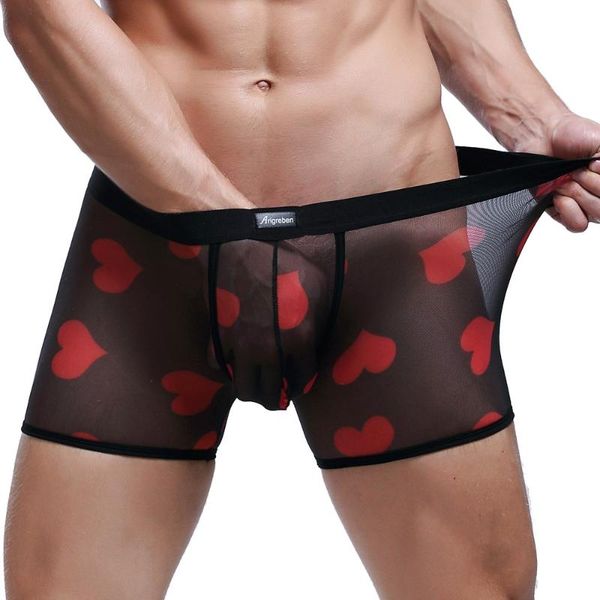 underpants men's underwear red lip mesh love low waist nylon soft and comfortable breathable fashion casual daily boxer, Black;white
underpants men's underwear red lip mesh love low waist nylon soft and comfortable breathable fashion casual daily boxer, Black;white