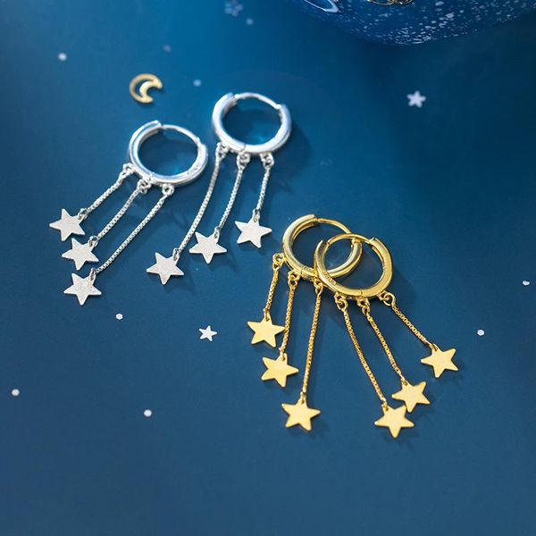 hoop & huggie colusiwei classic 925 sterling sliver simple box chain tassel star earring for women fashion ear pin fine jewelry 2021, Golden;silver
hoop & huggie colusiwei classic 925 sterling sliver simple box chain tassel star earring for women fashion ear pin fine jewelry 2021, Golden;silver
