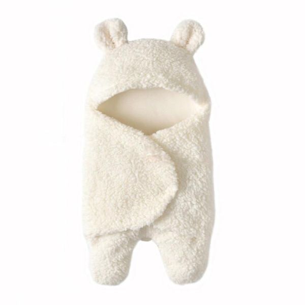 0-12m Newborns Baby Blanket Newborn Baby Swaddle Wrap Soft Winter Bedding Receiving Blanket Sleeping Bag 1pc