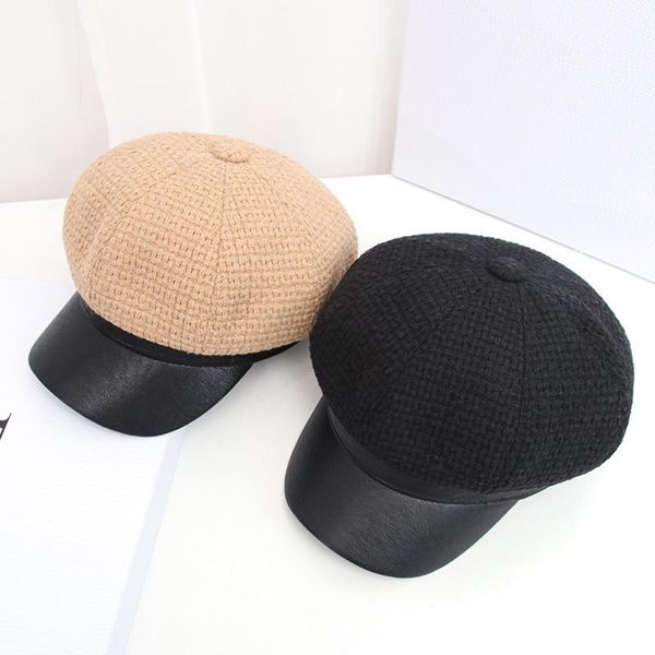 ldslyjr autumn and winter solid beret casual painter hat peaked octagonal hat women and girl 18, Blue;gray
ldslyjr autumn and winter solid beret casual painter hat peaked octagonal hat women and girl 18, Blue;gray