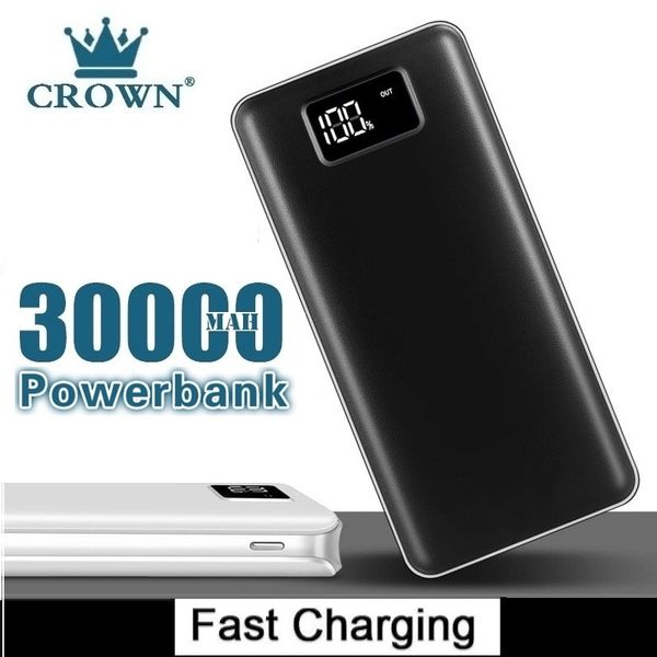 30000mah банк питание для xiaomi 2 usb powerbank портативного зарядного устройства внешней батареи poverbank для iphone7-x xs samsungn9 n8 б
30000mah банк питание для xiaomi 2 usb powerbank портативного зарядного устройства внешней батареи poverbank для iphone7-x xs samsungn9 n8 б