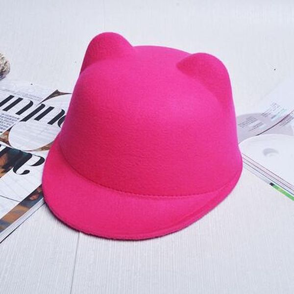 2017 новая мода high quality шерстяная женщин в fedora hat осень зима solid color cat ear cap животных на складе бесплатная доставка jllcey, Black;white 
2017 новая мода high quality шерстяная женщин в fedora hat осень зима solid color cat ear cap животных на складе бесплатная доставка jllcey, Black;white