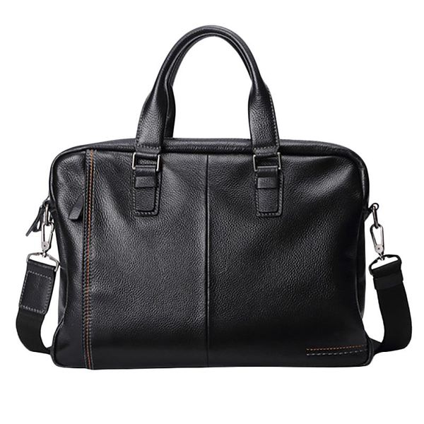 new leather men's briefcase fashion large capacity business bag black male shoulder lapbag
new leather men's briefcase fashion large capacity business bag black male shoulder lapbag