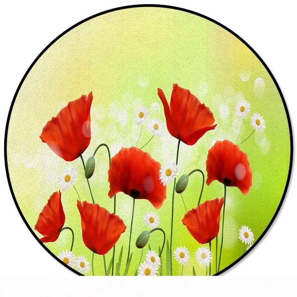 spring flower pattern pattern rugs and carpets for home living room round rug for children rooms non-slip
spring flower pattern pattern rugs and carpets for home living room round rug for children rooms non-slip