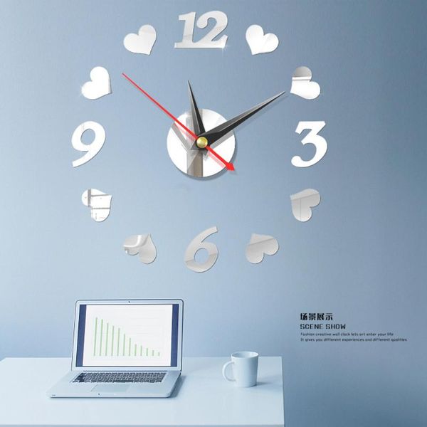 diy acrylic mirror wall clock modern wall sticker clock large watch silent mirror number home office school decorations
diy acrylic mirror wall clock modern wall sticker clock large watch silent mirror number home office school decorations