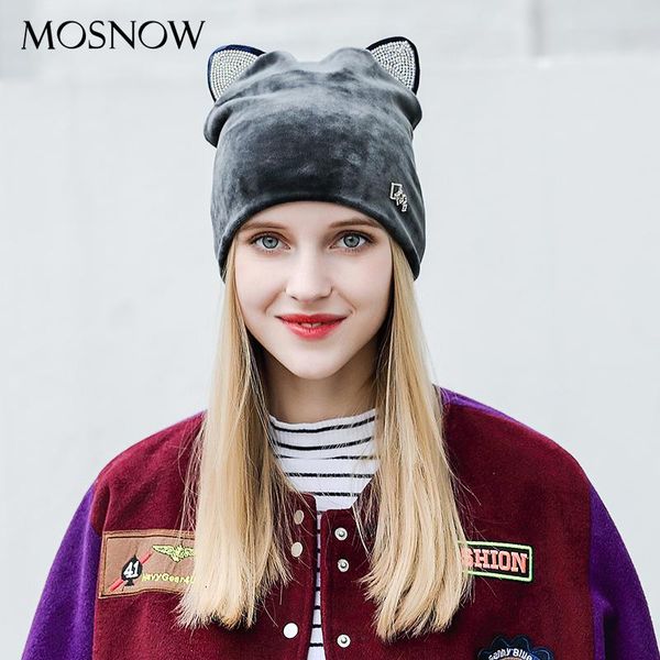 mosnow rhinestone cute cat ear fashion brand new flannel 2020 warm cap winter skullies bonnet femme #mz819, Blue;gray
mosnow rhinestone cute cat ear fashion brand new flannel 2020 warm cap winter skullies bonnet femme #mz819, Blue;gray