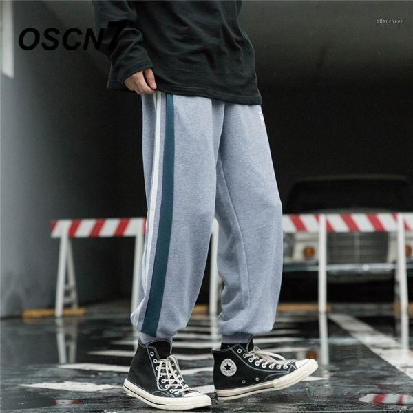 oscn7 loose leisure sweatpants men 2020 fashion streetwear contrast color high street stripe mens pants trousers e0111, Black
oscn7 loose leisure sweatpants men 2020 fashion streetwear contrast color high street stripe mens pants trousers e0111, Black