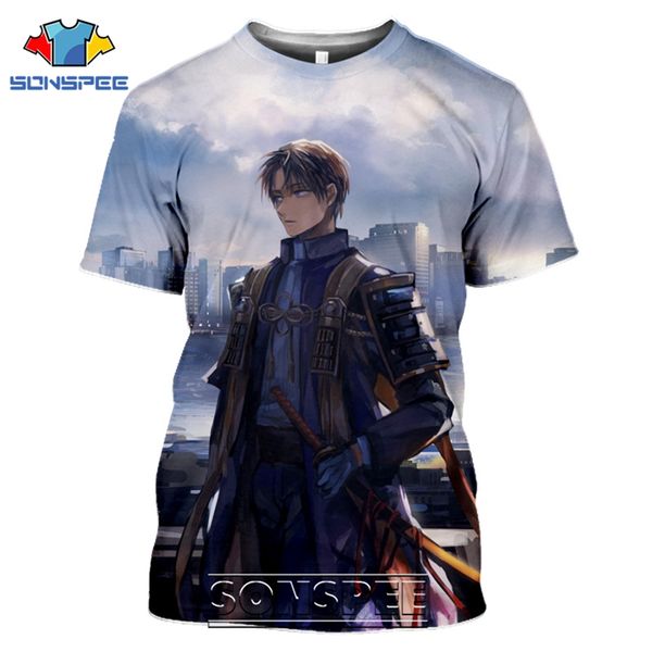 touken ranbu hanamaru anime 3d print shirts humor kawaii comics men clothing