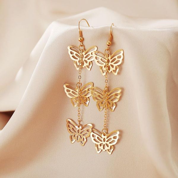2021 Luxury Gold Color Hollow Butterfly Pendant Earrings For Women Trendy Earrings Female Fashion Party Jewelry Drop Shipping, Silver
2021 Luxury Gold Color Hollow Butterfly Pendant Earrings For Women Trendy Earrings Female Fashion Party Jewelry Drop Shipping, Silver