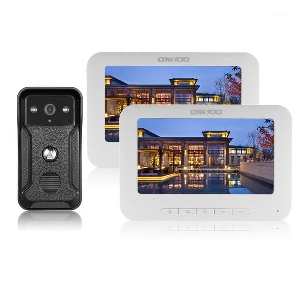 owsoo 7'' wired video doorbell 2 indoor monitor with ir-cut rainproof & 1 outdoor camera visual two-way intercom remote unlock1
owsoo 7'' wired video doorbell 2 indoor monitor with ir-cut rainproof & 1 outdoor camera visual two-way intercom remote unlock1