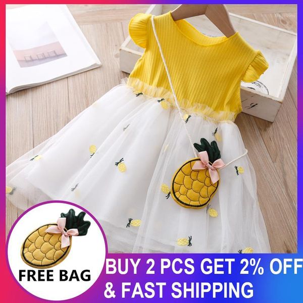 girl's dresses girls dress with bag 2021 summer style born baby girl clothing infant lace pineapple babies clothes1, Red;yellow
girl's dresses girls dress with bag 2021 summer style born baby girl clothing infant lace pineapple babies clothes1, Red;yellow