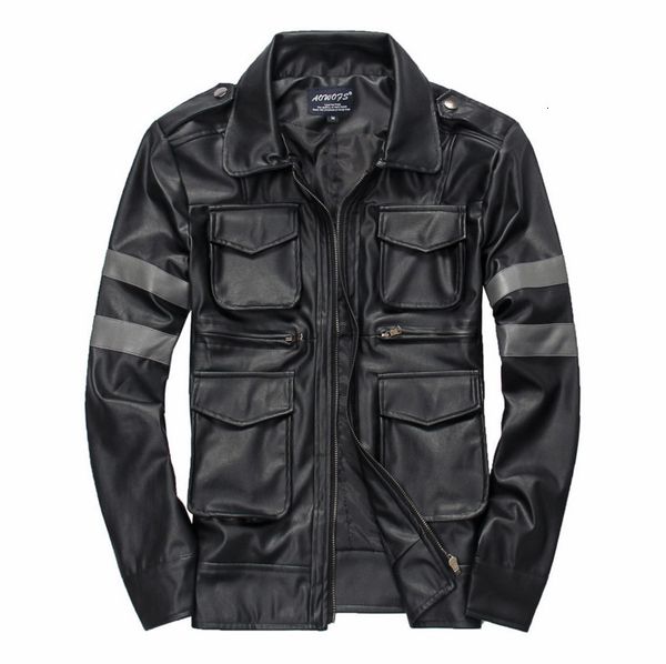 2021 new men's freight pu beautiful pocket multi-pocket black leather jackets turn-down collar short fc1o
2021 new men's freight pu beautiful pocket multi-pocket black leather jackets turn-down collar short fc1o
