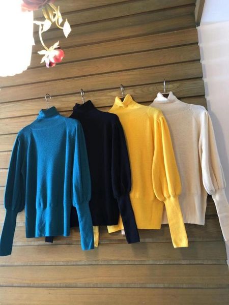 2019 new ladies fashion long sleeve casual turtleneck lantern sleeve waist pullover 11261, White;black
2019 new ladies fashion long sleeve casual turtleneck lantern sleeve waist pullover 11261, White;black