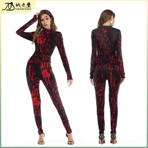 wansheng street troublemaker blood print jumpsuit new performance costume t1002, Black;gray
wansheng street troublemaker blood print jumpsuit new performance costume t1002, Black;gray
