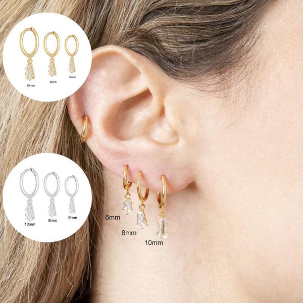 hoop & huggie boako s925 sterling silver cubic zircon earrings for lovers' engagement gifts fine jewelry classic pendant earring, Golden;silver
hoop & huggie boako s925 sterling silver cubic zircon earrings for lovers' engagement gifts fine jewelry classic pendant earring, Golden;silver