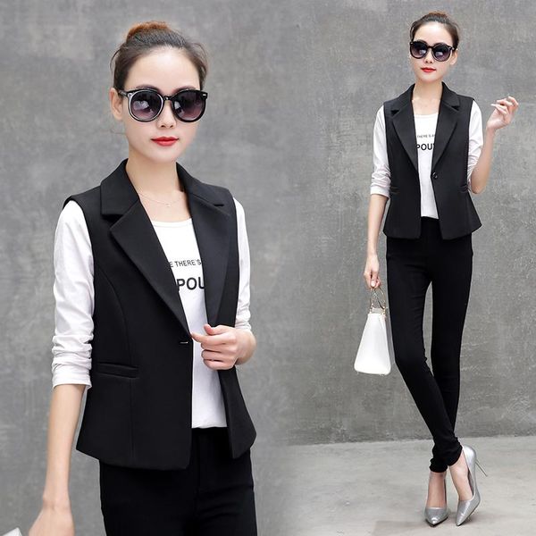 s-3xl new fashion women suit vest short style elastic waist slim elegant office big size female black white jackets
s-3xl new fashion women suit vest short style elastic waist slim elegant office big size female black white jackets